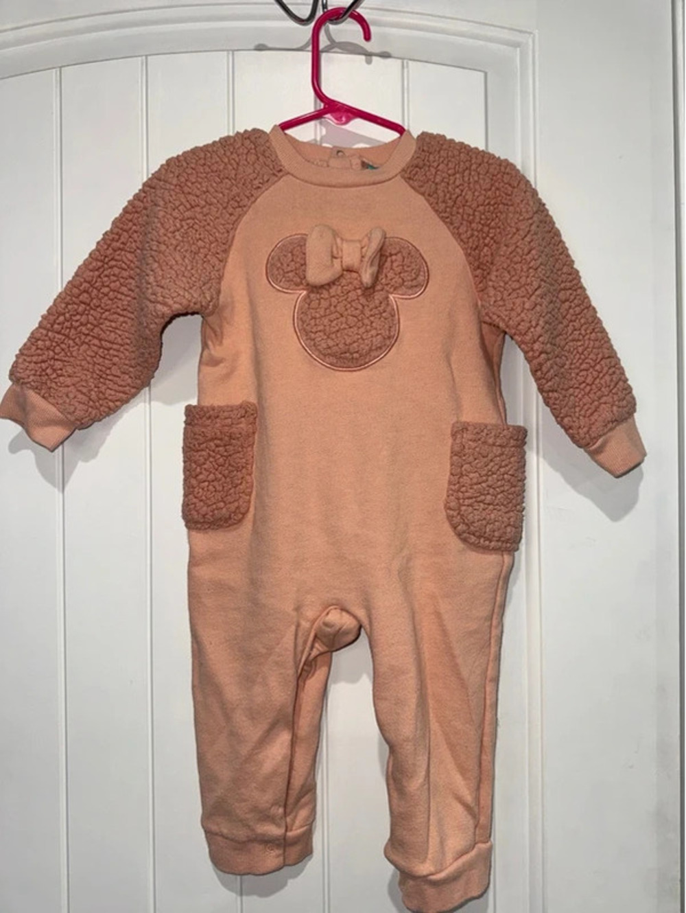 Disney Minnie Mouse Cozy Fleece Romper 18M